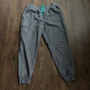 FIGS Zamora High Waisted Jogger Scrub Pants for Women, XL Tall